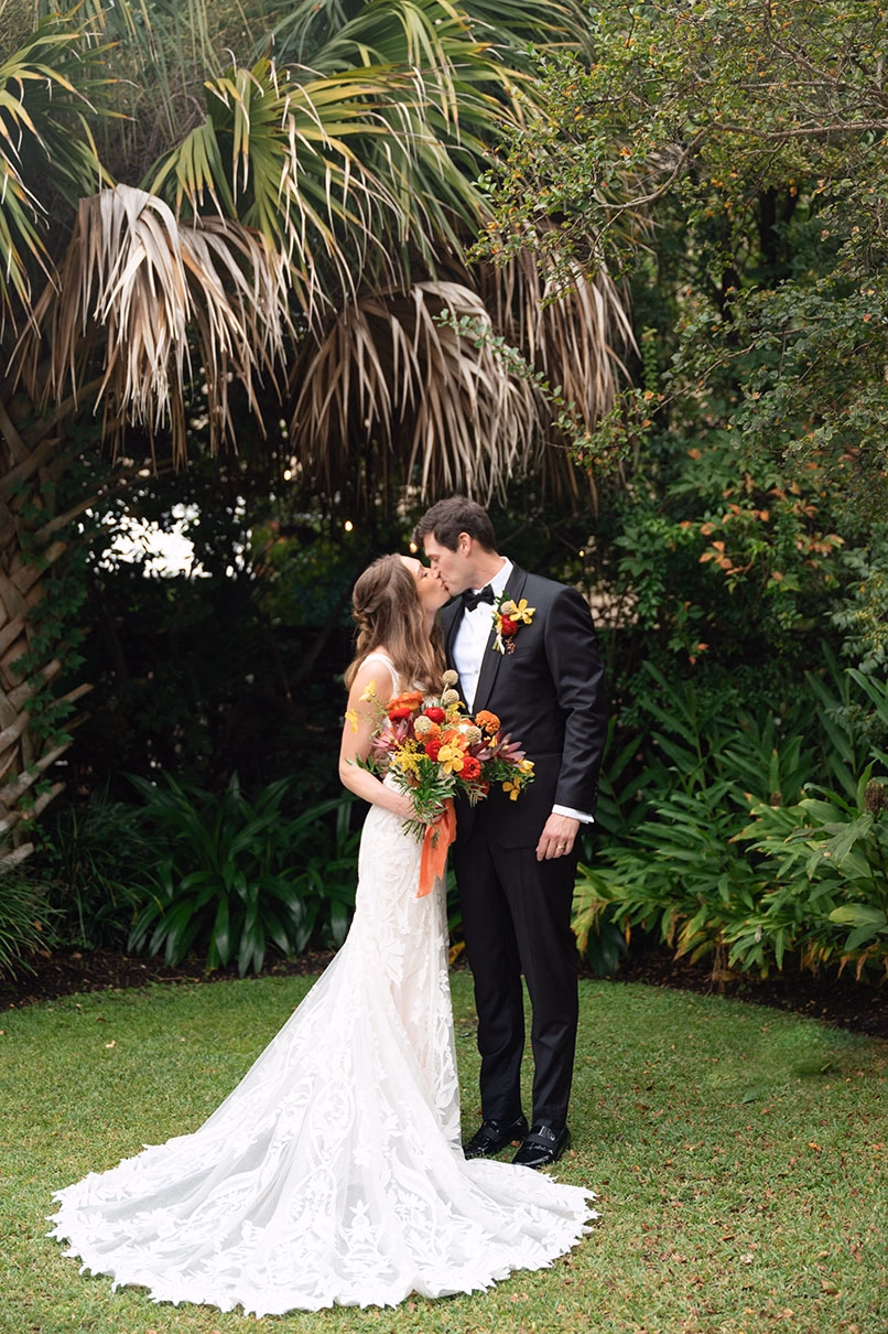 Melanie and James wedding at St. Thomas Preservation Hall