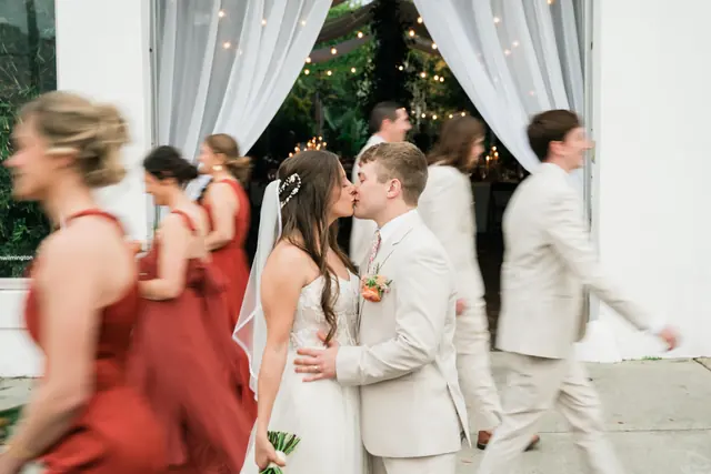 Wedding photography sarah david Bridal Party PNK 2650