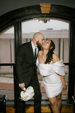 Downtown Wilmington wedding portrait 2