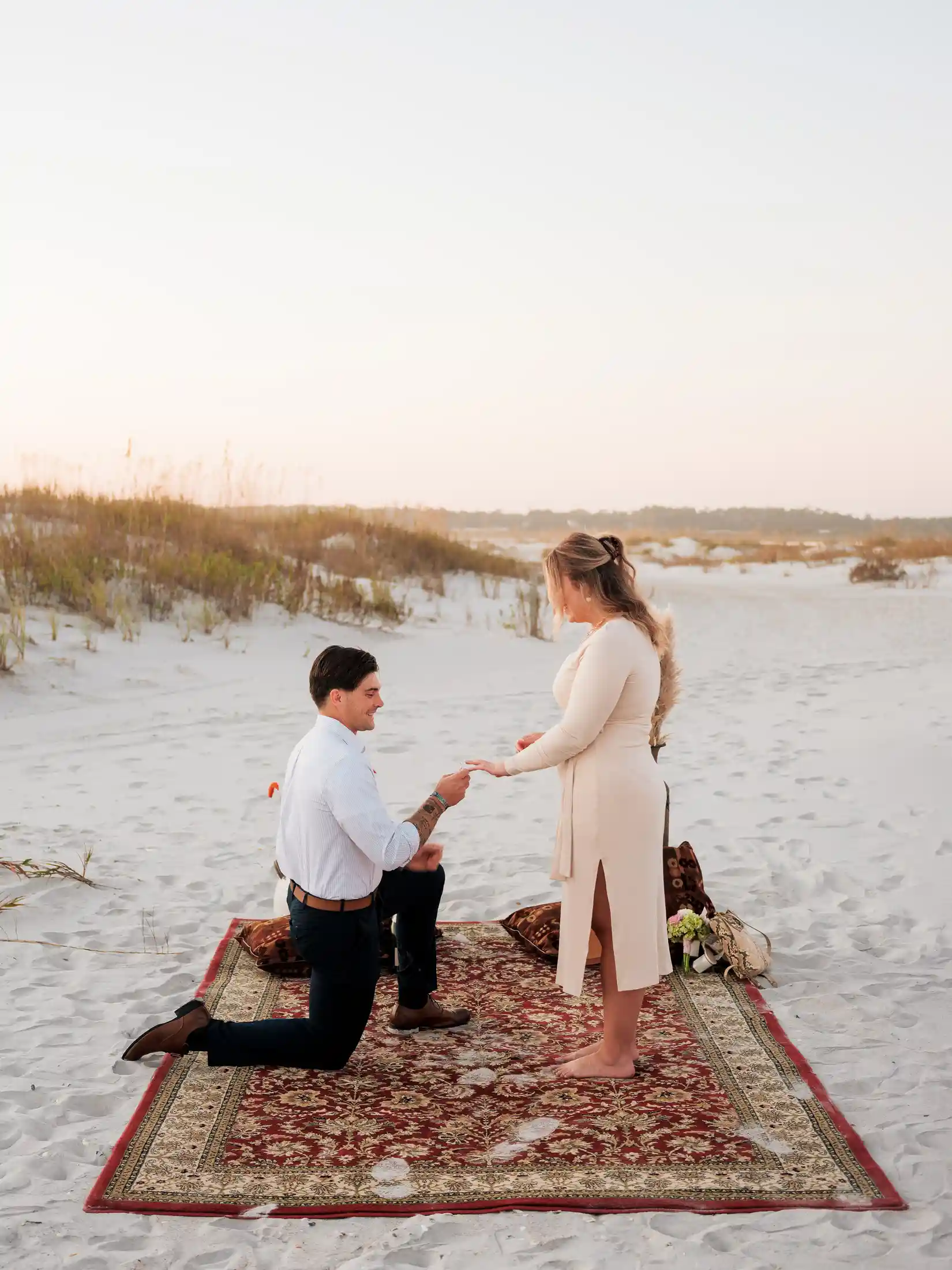 Elopement at Coastal Rocks of Fort Fisher, North Carolina | Wedding and portrait Photographer