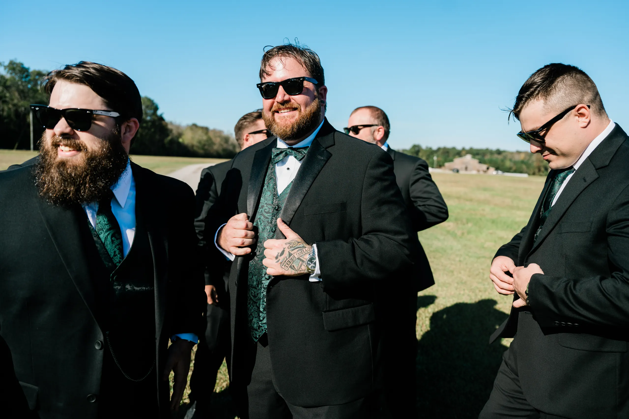 Warm outdoor portrait at Meadows Farm